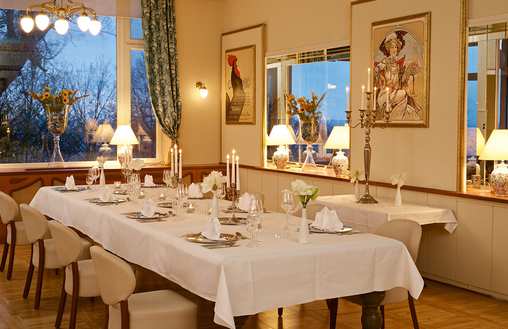 gedeckter Tisch Panorama Hotel Lohme